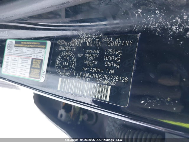 KMHLN4DG7RU726128 Hyundai Elantra Luxury