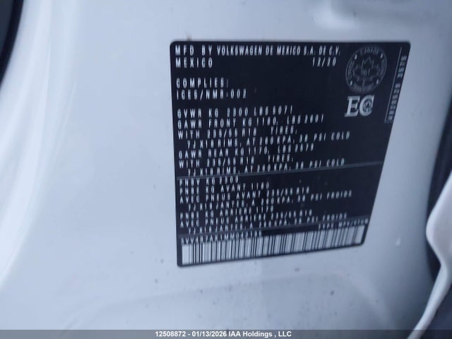 3VV4B7AX1MM042195 Volkswagen Tiguan Sel Premium R-line