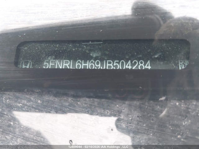 Продаж на аукціоні авто 2018 Honda Odyssey Exl, vin: 5FNRL6H69JB504284, номер лоту: 12509044