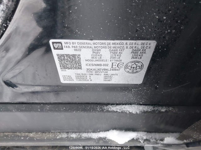 3GKALXEV8NL249847 GMC Terrain Denali