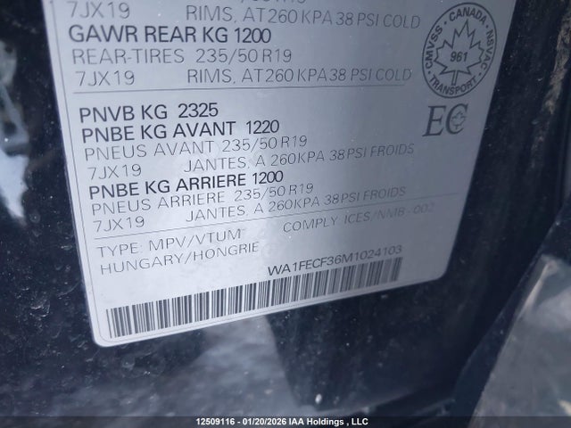 WA1FECF36M1024103 Audi Q3 45 Technik