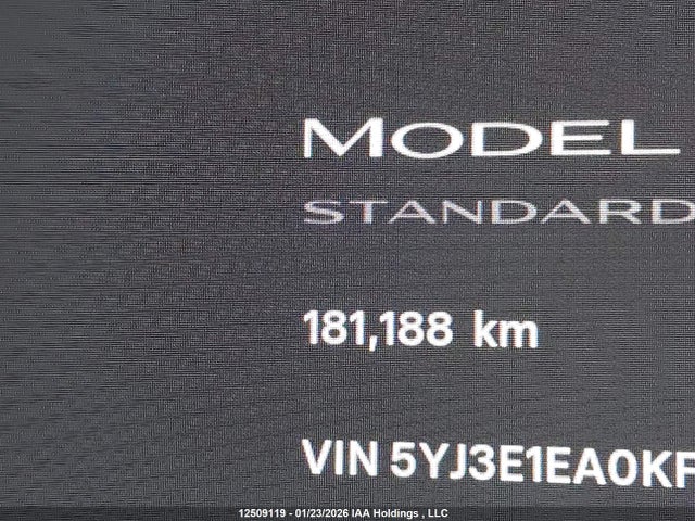 Tesla MODEL 3 2019 5YJ3E1EA0KF422683 Image 16