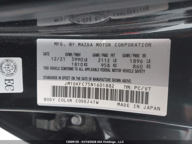 JM1DKFC75N1601882 Mazda Cx-3 Gs