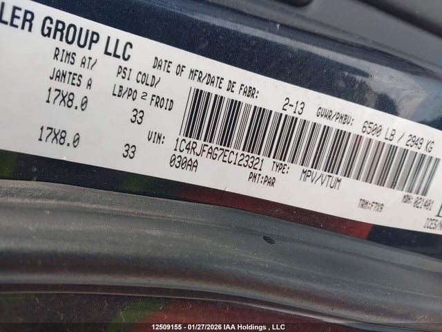 1C4RJFAG7EC123321 Jeep Grand Cherokee Laredo