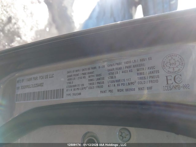 3C63RRGL7LG254402 RAM 3500 Tradesman