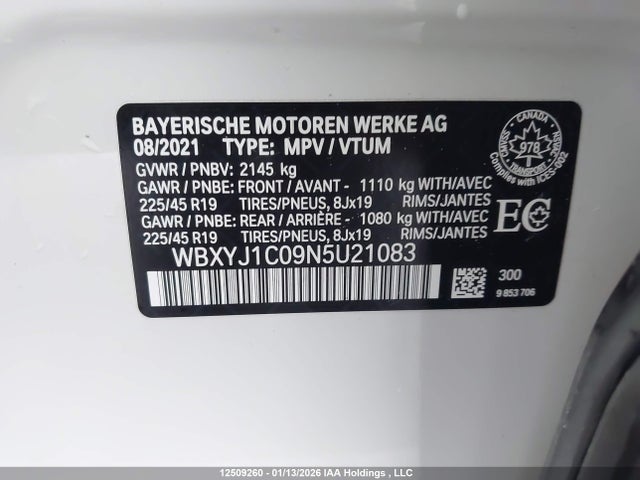WBXYJ1C09N5U21083 BMW X2 Xdrive28i