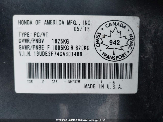 Acura Ilx Premium/technology 2016 19UDE2F74GA801488 Image 18