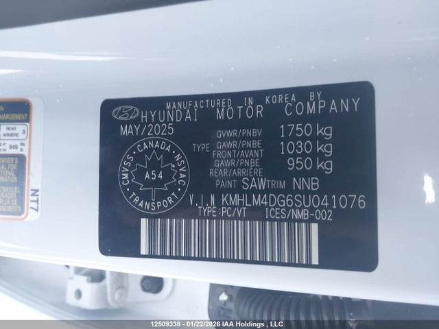 KMHLM4DG6SU041076 Hyundai Elantra