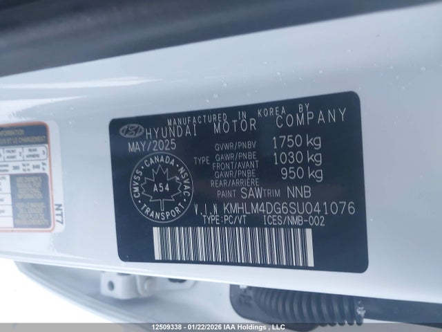 KMHLM4DG6SU041076 Hyundai Elantra