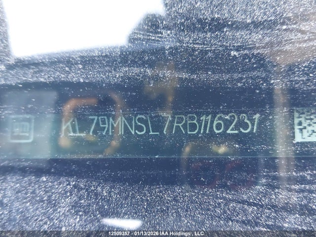 KL79MNSL7RB116231 Chevrolet Trailblazer Ls