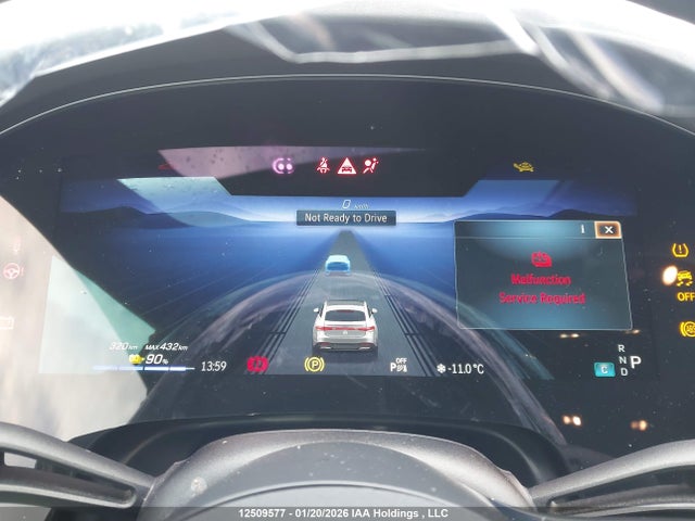 12509577 :رقم المزاد ، W1KCG4EB1NA011929 vin ، 2022 Mercedes-benz Eqs مزاد بيع
