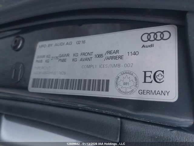 WAUENAF44HN011828 Audi A4 2.0t Progressiv