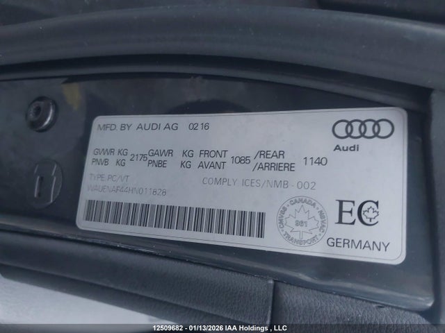 WAUENAF44HN011828 Audi A4 2.0t Progressiv