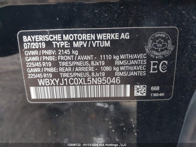 WBXYJ1C0XL5N95046 BMW X2 Xdrive28i