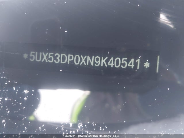 5UX53DP0XN9K40541 BMW X3 Xdrive30i