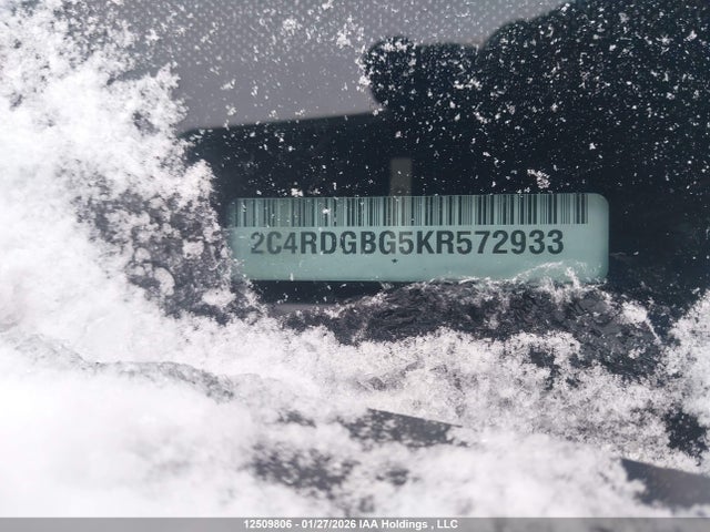 Aukcja sprzedaży 2019 Dodge Grand Caravan, vin: 2C4RDGBG5KR572933, numer aukcji: 12509806