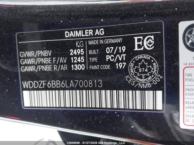 Mercedes-Benz Amg E 53 4matic 2020 WDDZF6BB6LA700813 Image 9