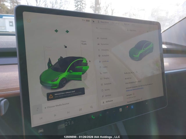 LRW3E1FA4PC876077 Tesla Model 3 Rwd