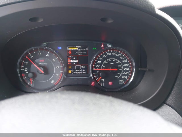 12509928 :رقم المزاد ، JF1VA2P6XJ9812238 vin ، 2018 Subaru Wrx Sti Sti مزاد بيع