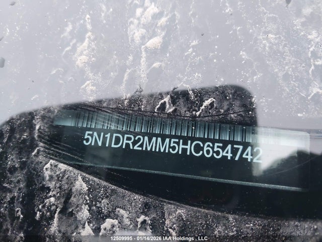 5N1DR2MM5HC654742 Nissan Pathfinder Platinum/s/sl/sv
