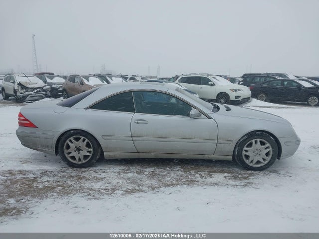 Aukcja sprzedaży 2001 Mercedes-benz Cl 500, vin: WDB2153751A011480, numer aukcji: 12510005