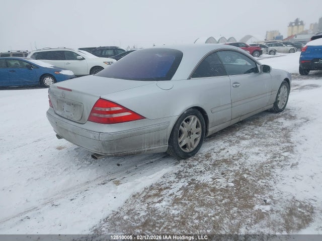 Aukcja sprzedaży 2001 Mercedes-benz Cl 500, vin: WDB2153751A011480, numer aukcji: 12510005