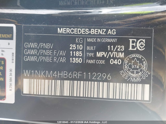 W1NKM4HB6RF112296 Mercedes-Benz Glc 300 4matic