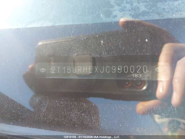 2T1BURHEXJC990020 Toyota COROLLA LE