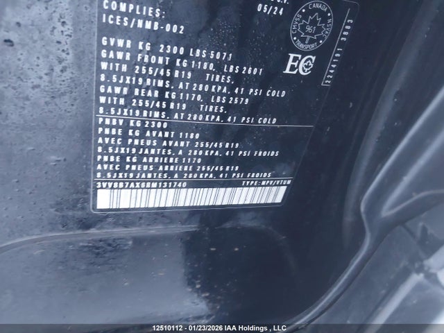 3VV8B7AX6RM131740 Volkswagen Tiguan Se R-line Black