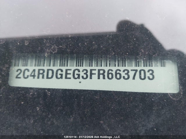 2C4RDGEG3FR663703 Dodge Grand Caravan R/t