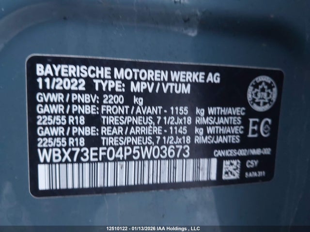 WBX73EF04P5W03673 BMW X1 Xdrive28i