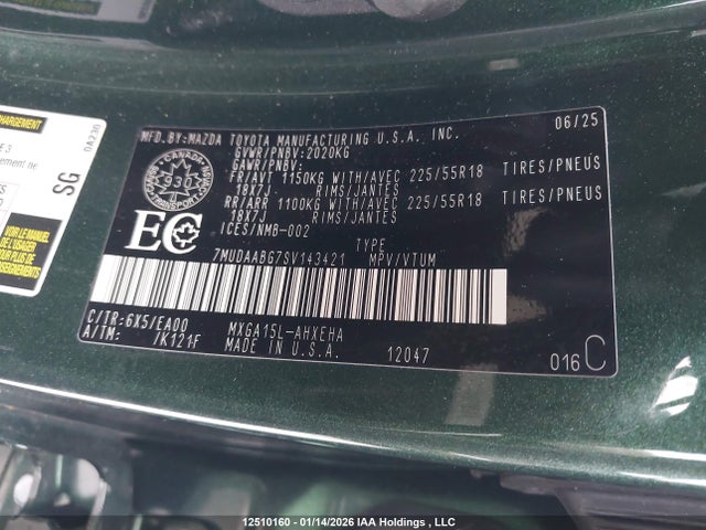 7MUDAABG7SV143421 Toyota Corolla Cross