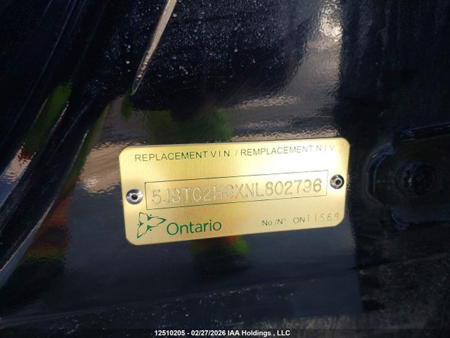 5J8TC2H6XNL802796 Acura RDX