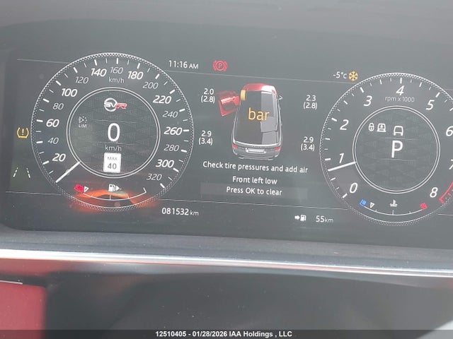 Продажа на аукционе авто 2019 Land Rover Range Rover Sport Svr, vin: SALWZ2SE9KA848064, номер лота: 12510405