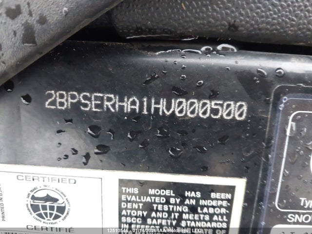 2BPSERHA1HV000500 Skidoo Skidoo