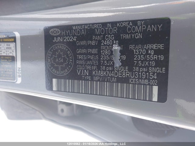 KM8KN4DE8RU319154 Hyundai Ioniq 5 Preferred Long Range