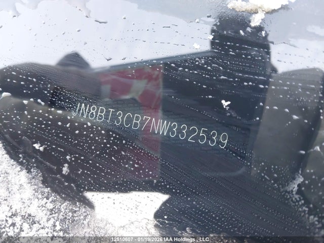 JN8BT3CB7NW332539 Nissan Rogue Sl