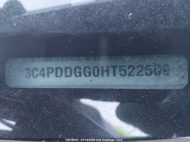 12510610 :رقم المزاد ، 3C4PDDGG0HT522509 vin ، 2017 Dodge Journey Crossroad مزاد بيع