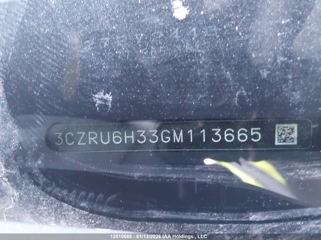 3CZRU6H33GM113665 Honda HR-V LX