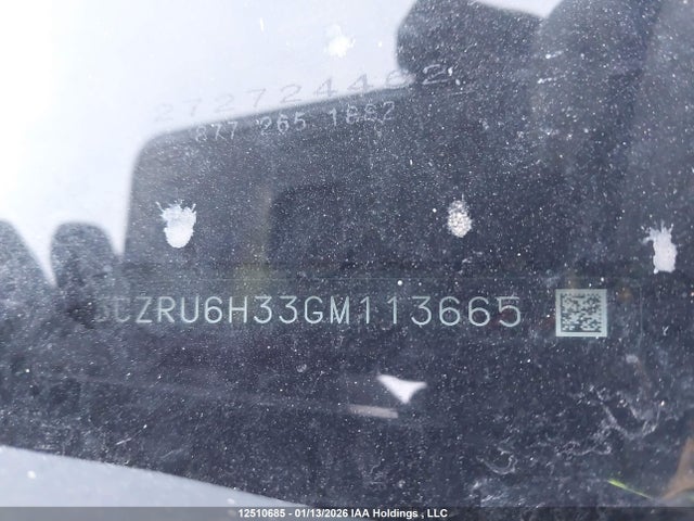 3CZRU6H33GM113665 Honda HR-V LX