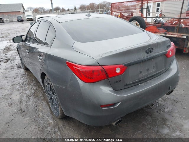 2017 Infiniti Q50 Premium/sport/se მანქანა იყიდება აუქციონზე, vin: JN1EV7AR3HM830444, აუქციონის ნომერი: 12510712