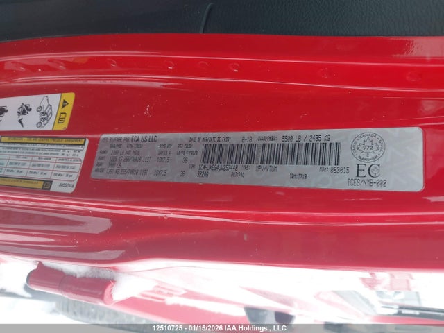 1C4HJXEG4JW257448 Jeep Wrangler Unlimited Sahara