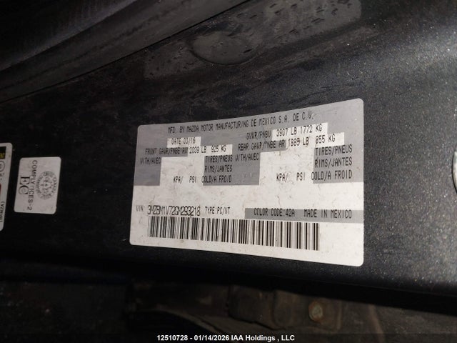 3MZBM1V72GM293218 Mazda 3 TOURING