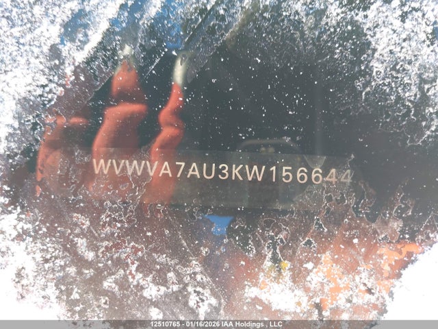 WVWVA7AU3KW156644 Volkswagen Golf R