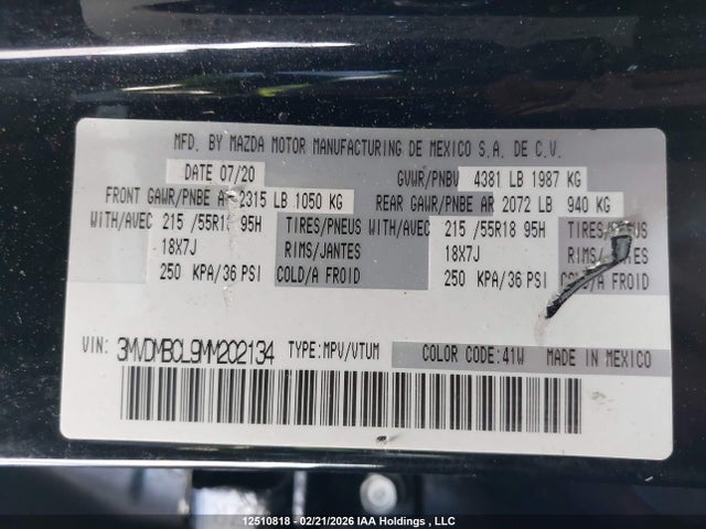 Mazda Cx-30 Preferred 2021 3MVDMBCL9MM202134 Image 18