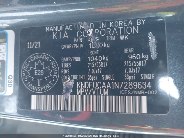 KIA SELTOS EX 2022 KNDEUCAA1N7289634 Image 9