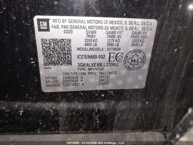 3GKALXEX9LL270902 GMC Terrain Denali
