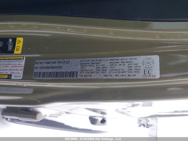 1C4PJXDG7SW512723 Jeep TJ