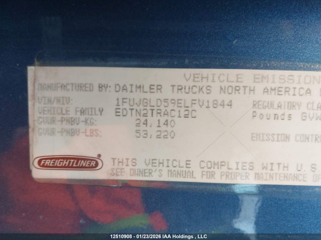 Freightliner Cascadia 125 2014 1FUJGLD59ELFV1844 Image 9
