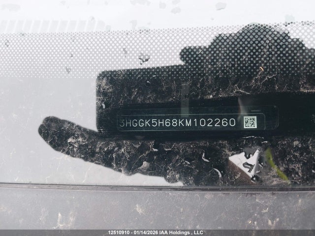 3HGGK5H68KM102260 Honda Fit Sport
